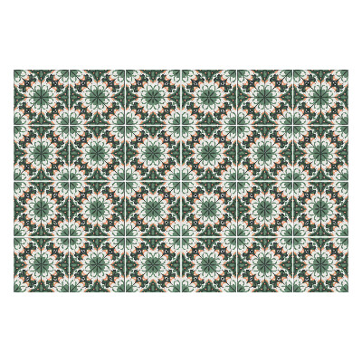 Samolepka na dlaždice Květinové motivy v symetrii