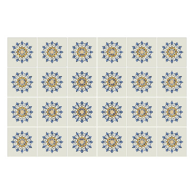 Nálepka na dlaždice Květinové motivy