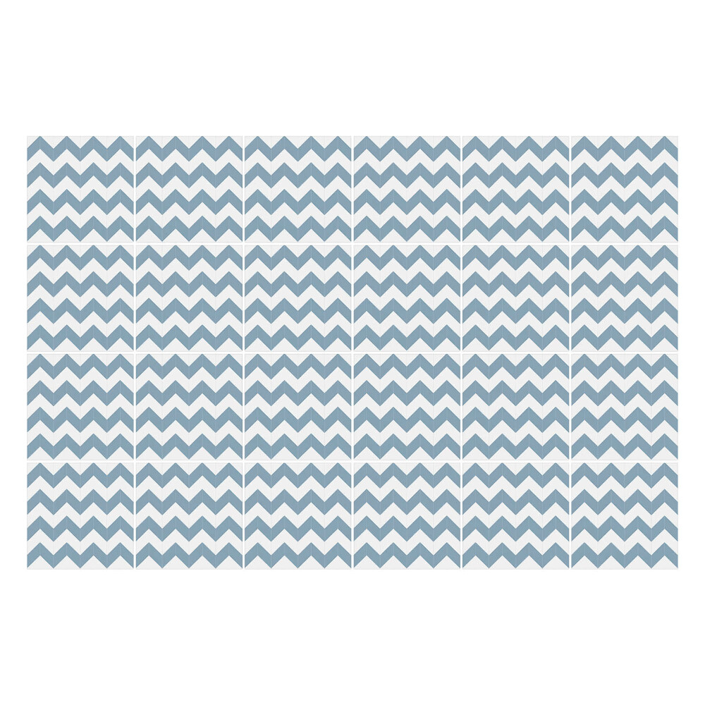 Samolepka na dlaždice Horizontální cikcaky