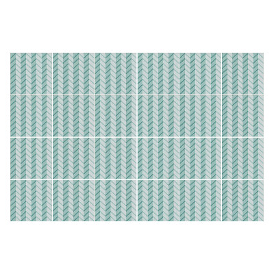 Samolepka na dlaždice Cikcak vzor