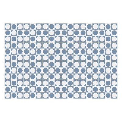 Samolepka na dlaždice Kostkované kruhy