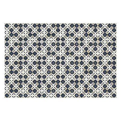 Samolepka na dlaždice Květinový motiv v síťce