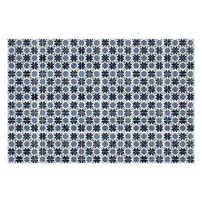 Samolepka na dlaždice Drobné květiny v mozaice