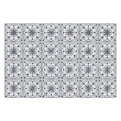 Samolepka na dlaždice Květinové motivy