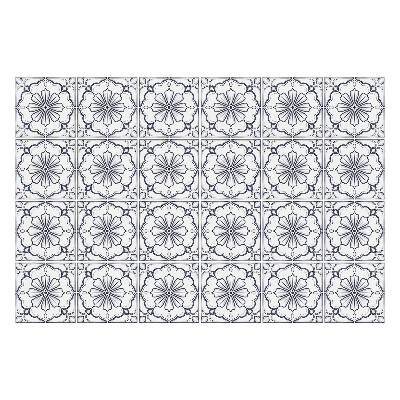 Nálepka na dlaždice Květinové ozdoby