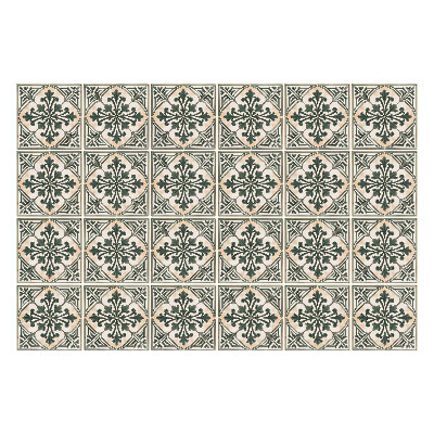 Samolepka na dlaždice Květinové dlaždice