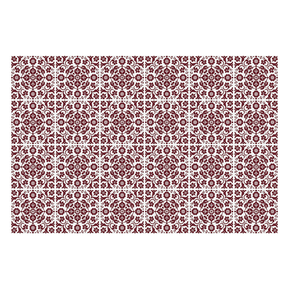 Nálepka na dlaždice Vzor inspirovaný folklórem