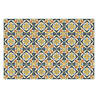 Samolepka na dlaždice Květinové motivy v aranžmá