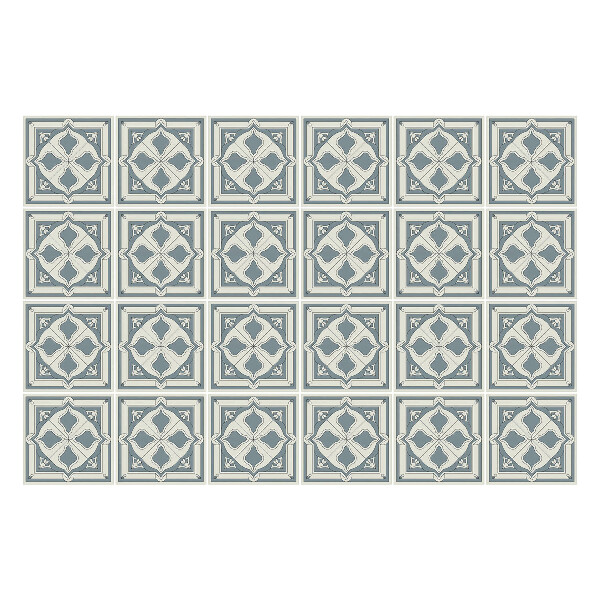 Nálepka na dlaždice Geometrické ornamenty ve čtvercích