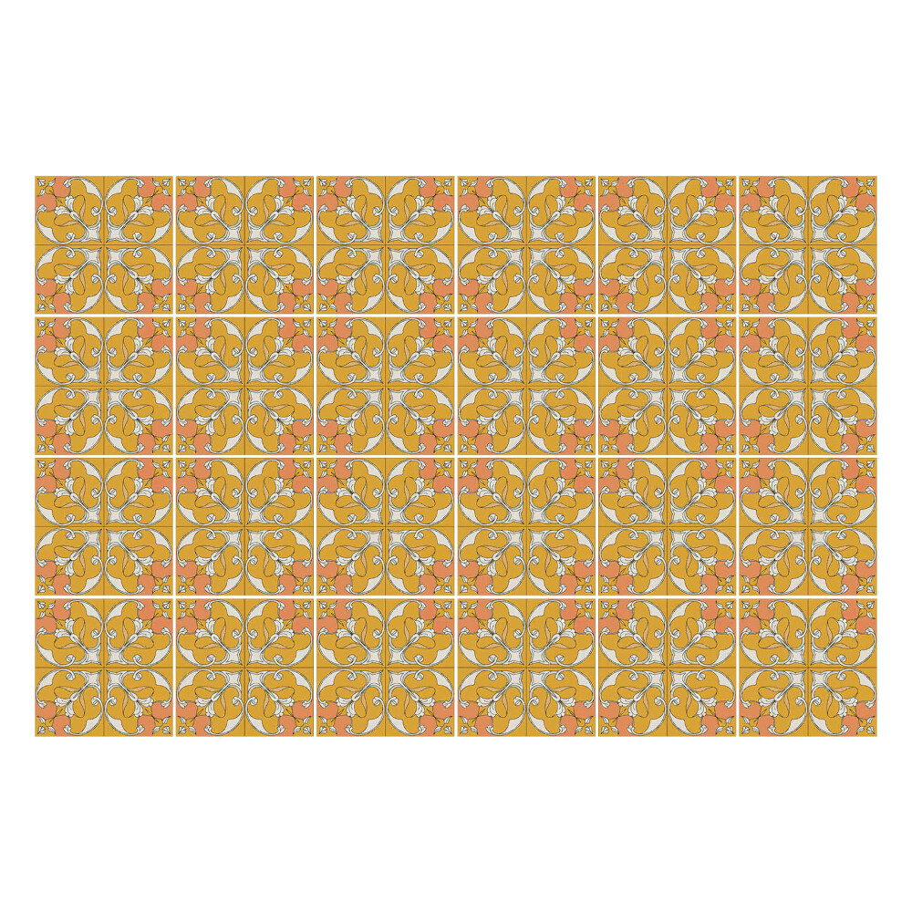 Samolepka na dlaždice Elegantní vzor dlaždic