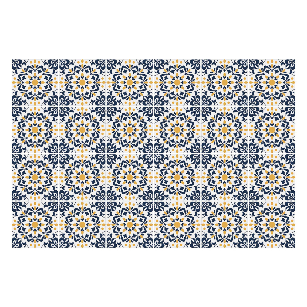 Samolepka na dlaždice Krásně zdobené dlaždice