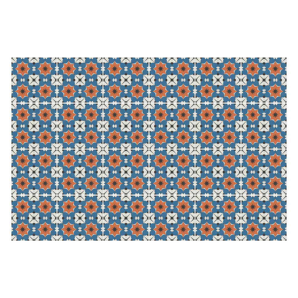 Nálepka na dlaždice Retro vintage motivy