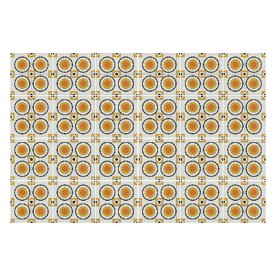 Samolepka na dlaždice Kulaté motivy