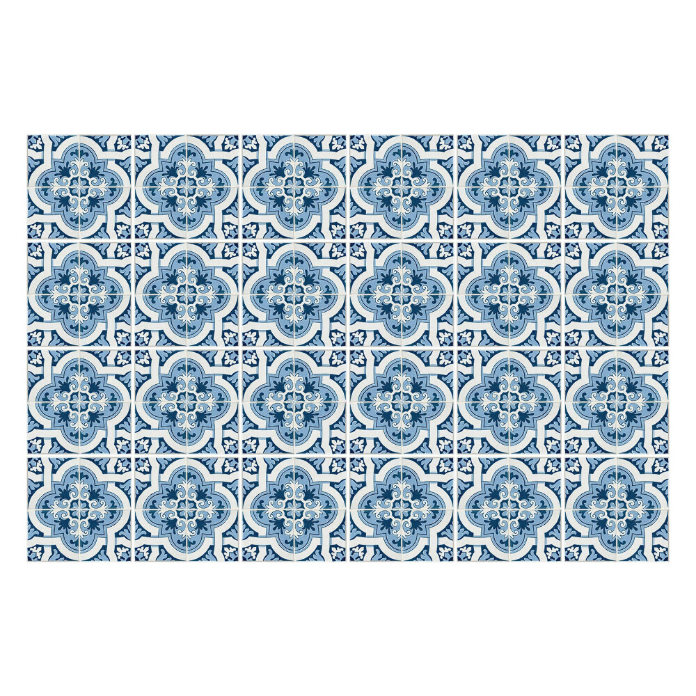 Samolepka na dlaždice Elegantní vzory dlaždic