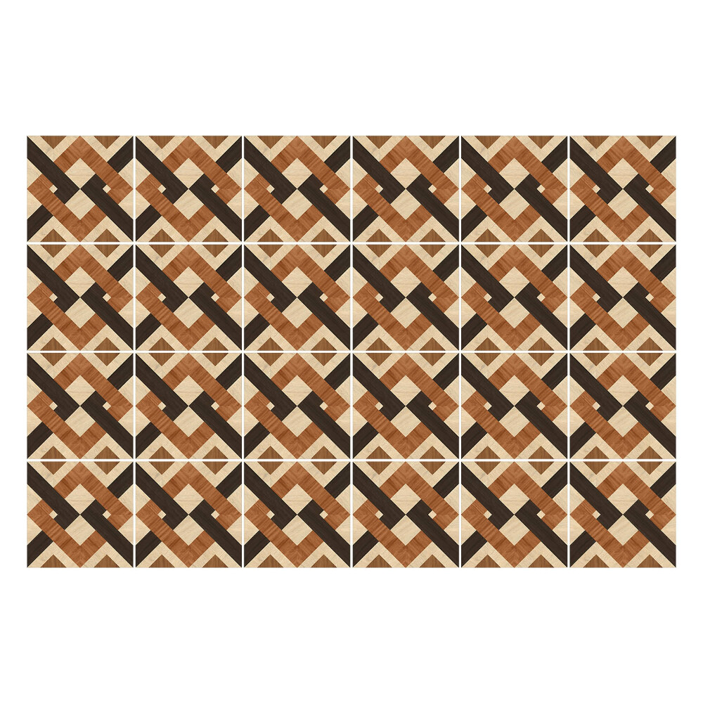 Samolepka na dlaždice Uspořádání geometrických čar