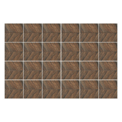 Samolepka na dlaždice Dřevěná rybí kost