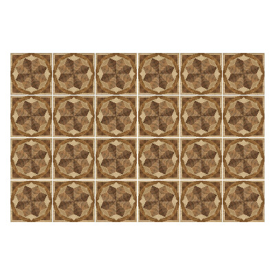 Samolepka na dlaždice Dřevěné hvězdičky