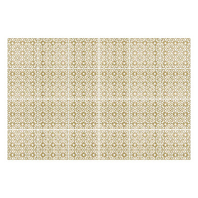 Samolepka na dlaždice Květinový motiv v síťce