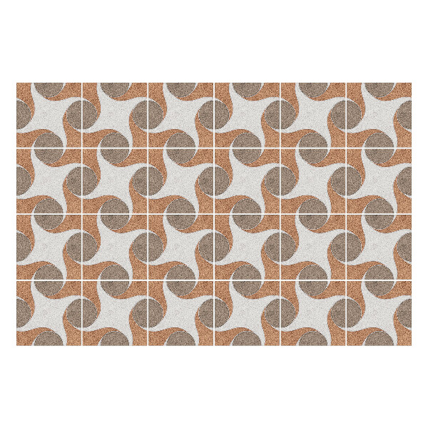 Samolepka na dlaždice Dynamické kružnice a elipsy