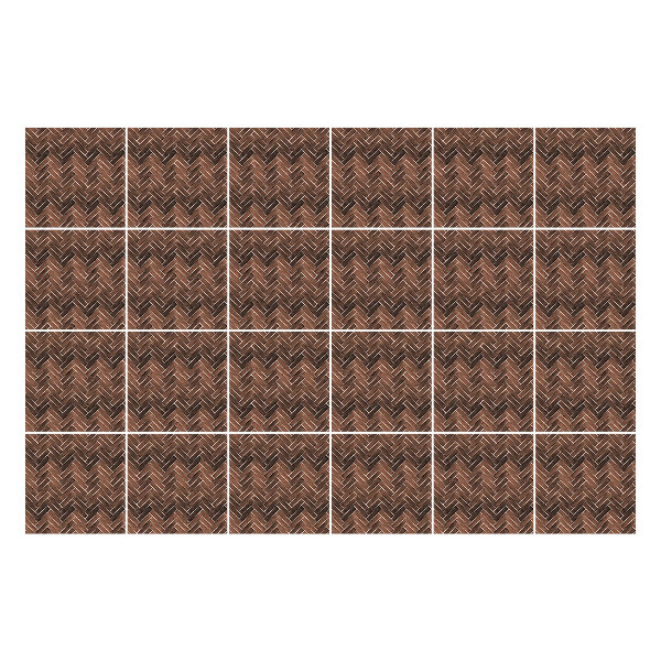 Nálepka na dlaždice Cikcak čáry v látce