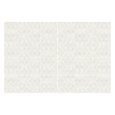 Nálepka na dlaždice Jemné kosočtverce a oválné tvary