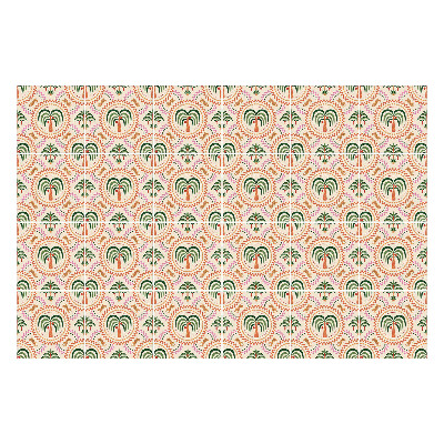 Samolepka na dlaždice Motiv exotické palmy