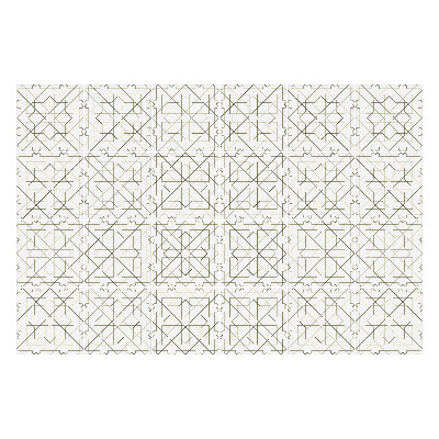 Samolepka na dlaždice Geometrické čtverce v mřížce