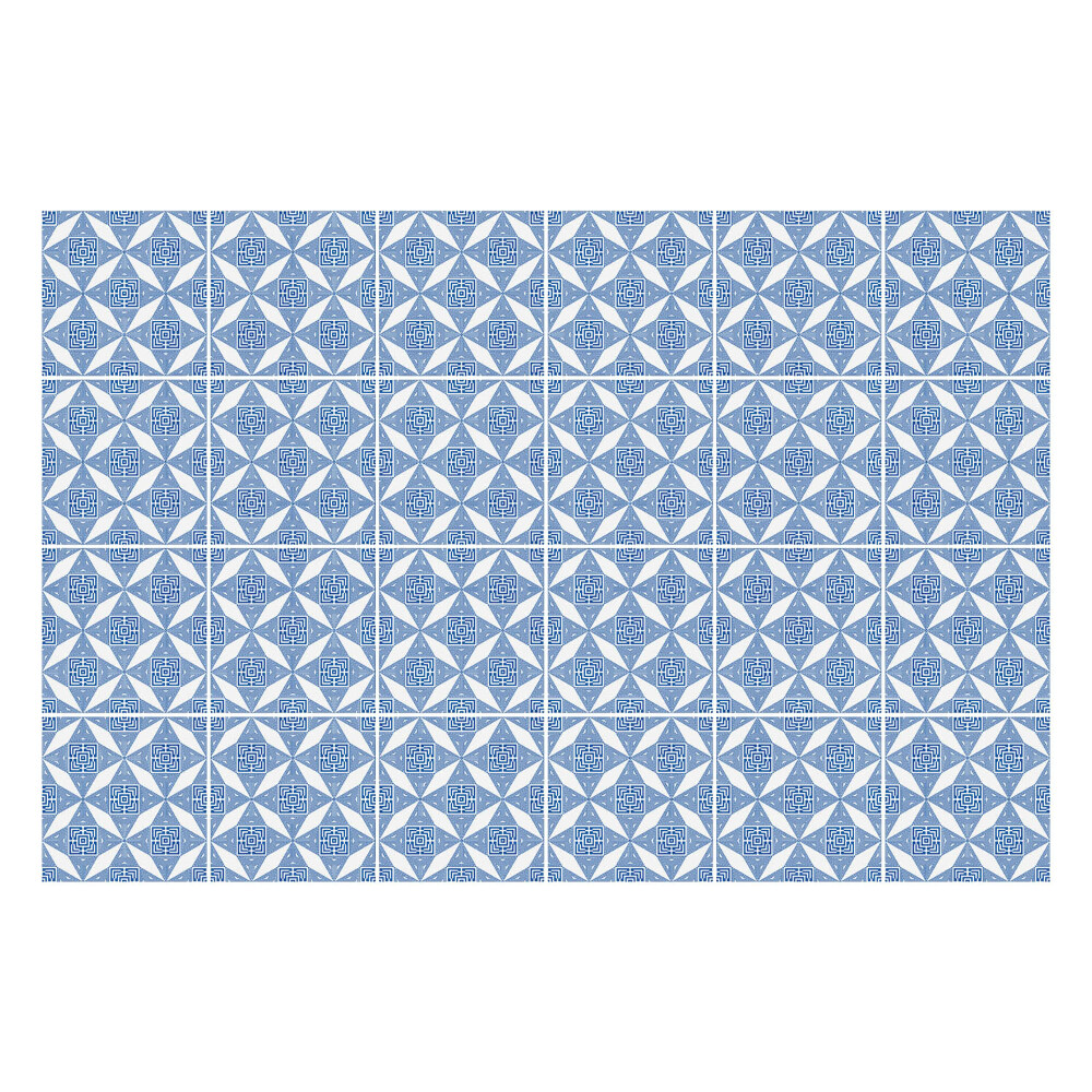 Samolepka na dlaždice Geometrické diamanty v mřížce