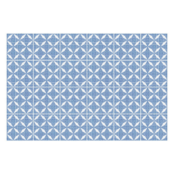 Samolepka na dlaždice Geometrické diamanty v mřížce