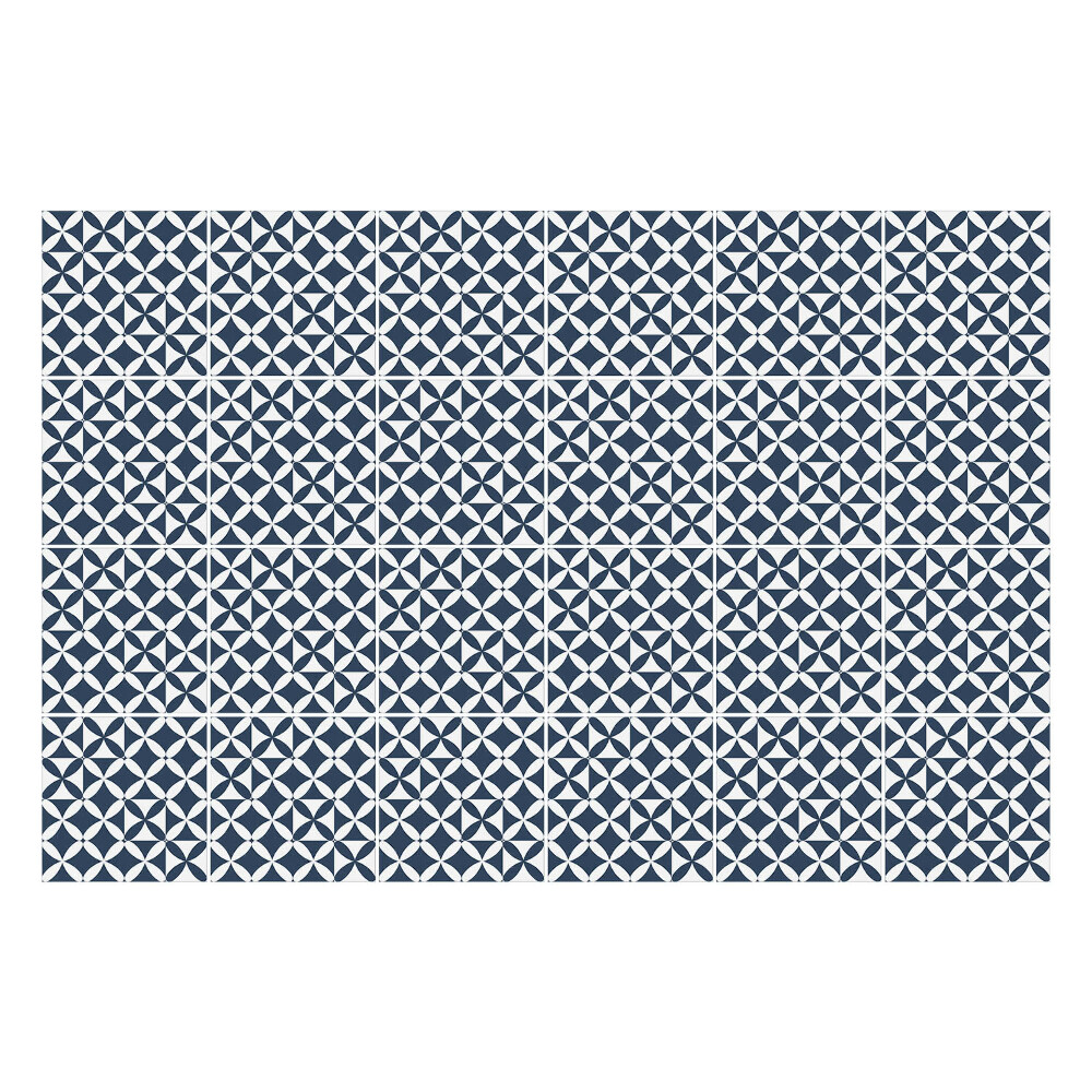 Nálepka na dlaždice Geometrické obrazce v mřížce