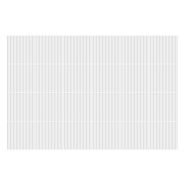 Samolepka na dlaždice Bílé lamely