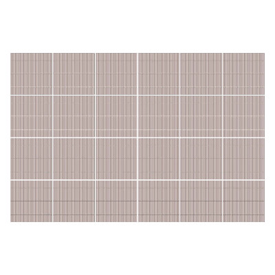 Nálepka na dlaždice Drap bambusy v síti