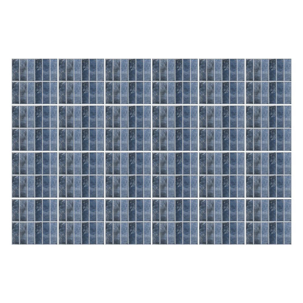 Samolepka na dlaždice Modrá glazura