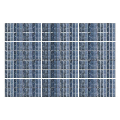 Samolepka na dlaždice Modrá glazura