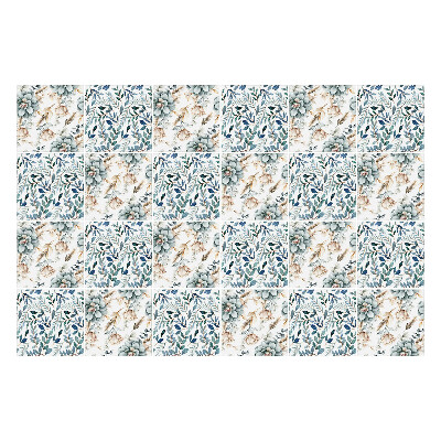 Nálepka na dlaždice Květinový rostlinný motiv