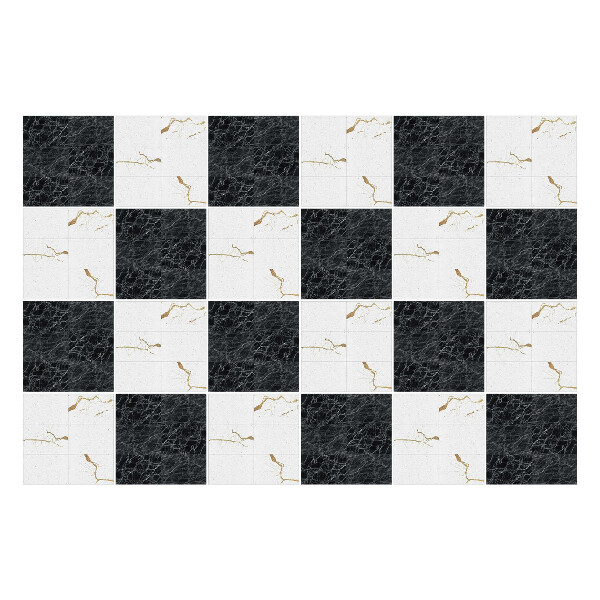 Samolepka na dlaždice Geometrie v kontrastech