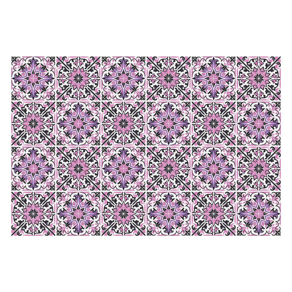 Samolepka na dlaždice Květinové ozdoby online