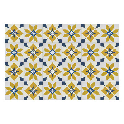 Nálepka na dlaždice Květinové motivy v aranžmá