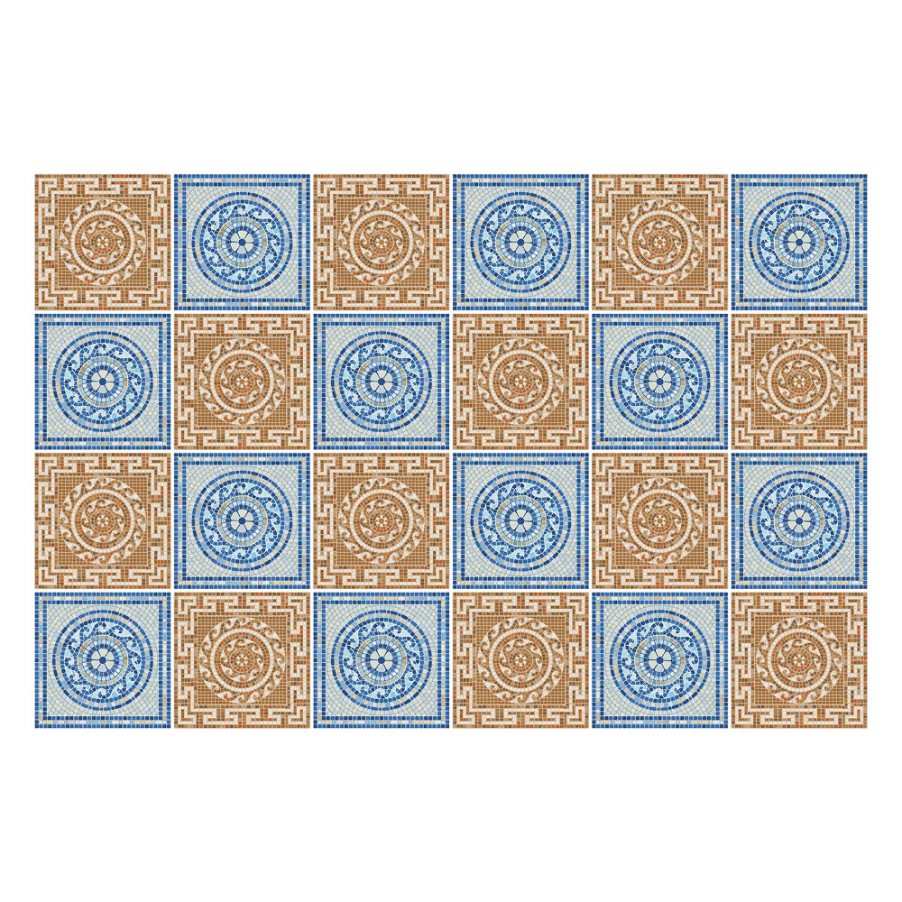 Samolepka na dlaždice Starožitná sada dlaždic