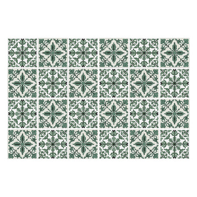 Samolepka na dlaždice Květinové ozdoby v síťovině