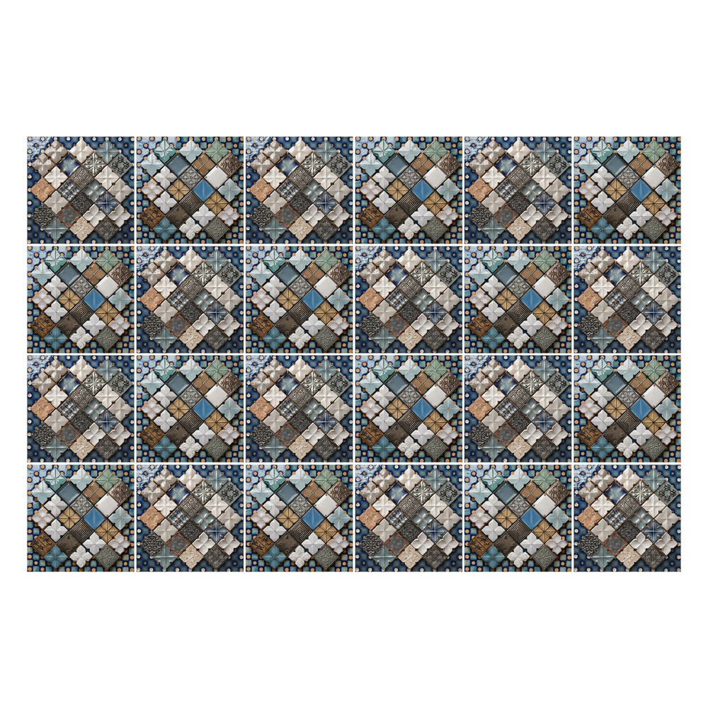 Samolepka na dlaždice Geometrická mozaika