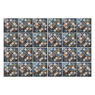 Samolepka na dlaždice Geometrická mozaika