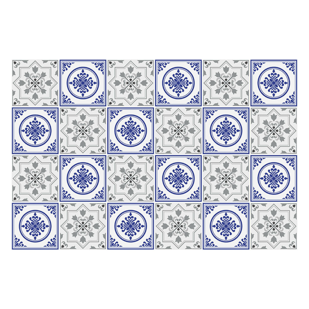 Nálepka na dlaždice Klasické dlaždice s ornamenty