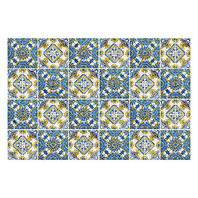 Nálepka na dlaždice Dekorativní květinové ozdoby