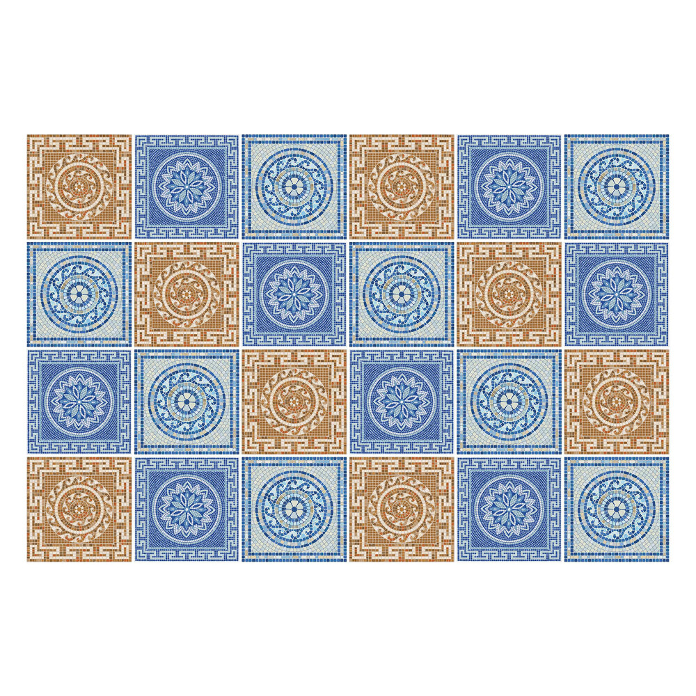 Nálepka na dlaždice Rozložení starožitných dlaždic