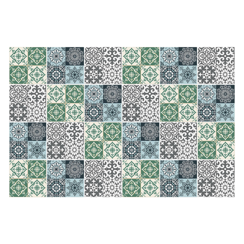 Nálepka na dlaždice Barevné vzorované dlaždice