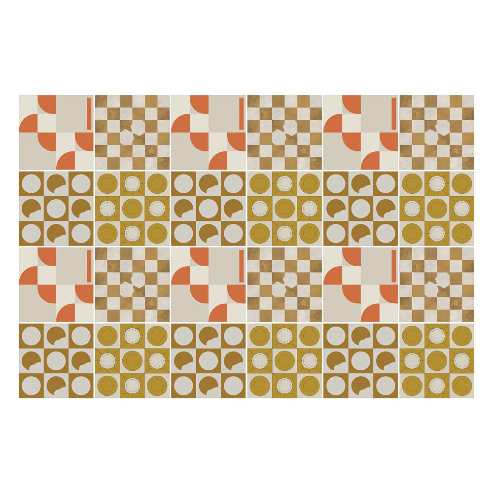 Nálepka na dlaždice Geometrické tvary a obrazce