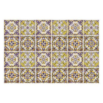 Nálepka na dlaždice Květinové ozdoby v uspořádání