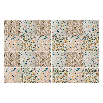 Samolepka na dlaždice Přírodní kameny v mozaice