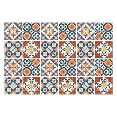 Samolepka na dlaždice Bohatě zdobené dlaždice